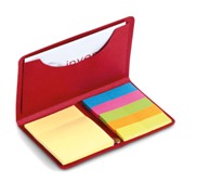 Caption Business Card Holder & Sticky Flags