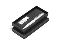 Regatta Silver USB Gift Set - Avail in Black, Blue, Green, Lime,