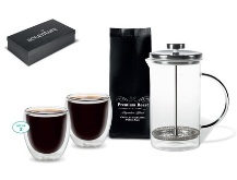 Altura Coffee Set - borosilicate glass & stainless steel plunger