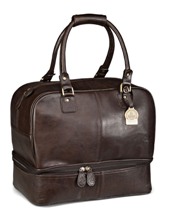 Gary Player Leather Double Decker Bag