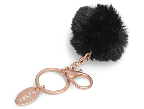 Pom-Pom Keyholder - Black