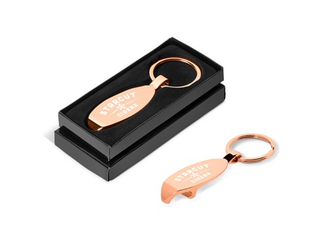 Nightcap Rose Gold Bottle Opener Keyholder