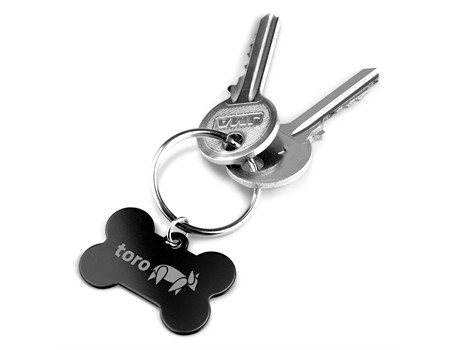 Toby Bone Shaped Metal Keyholder