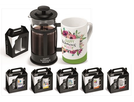 Caf Noir Coffee Set - Black, Navy, Lime, Orange, Purple, Yellow