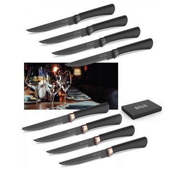 Dolan Steak Knife Set - Avail in: Black or Rose Gold