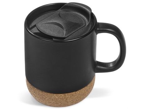 Sienna Cork Mug - Black