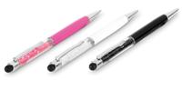 Crystal Filled Stylus Ball Pen