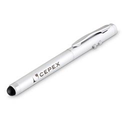 4-In-1 Rollerball, Stylus, Torch & Laser