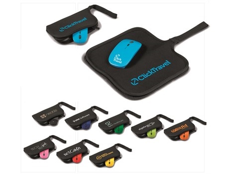 Omega Mousepad and Wireless Mouse - Black, Blue, Green, Lime, Li