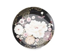 Maxwell & Williams Kimono Cake Plate Black Gb - Min Orders Apply Maxwell & Williams Kimono Cake Plate Black Gb - Min Orders Apply
