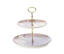 Maxwell & Williams Kimono 2 Tier Cake St Lilac - Min Orders Appl Maxwell & Williams Kimono 2 Tier Cake St Lilac - Min Orders Appl