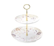 Maxwell & Williams Kimono 2 Tier Cake St White - Min Orders Appl Maxwell & Williams Kimono 2 Tier Cake St White - Min Orders Appl