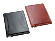 Leather A4 British Zip Around Folder