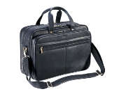 Leather Adpel Expandable Mans Laptop Bag
