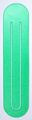 273 x 60mm Paper clip ruler - Custom Plastic Paper Clip