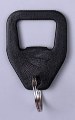 Nylon Bottle Opener Keyring