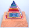 Pyramid trophy on base Pyramid trophy on base