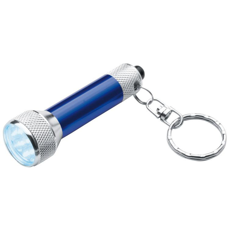 Mini-torch with 7 LED light and integrated key ring - you'll nev
