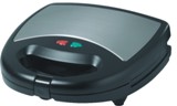 Sunbeam 2 Slice Rubberised Brushed S/Steel Sandwich Maker Sunbeam 2 Slice Rubberised Brushed S/Steel Sandwich Maker