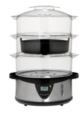 Sunbeam 3 Tier Stainless Steel Steamer Sunbeam 3 Tier Stainless Steel Steamer