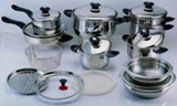 Sunbeam 22 Piece Stainless Steel Pot Set Sunbeam 22 Piece Stainless Steel Pot Set