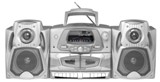 Telefunken Portable Jumbo Radio Cassette + Cd (2X3W) Telefunken Portable Jumbo Radio Cassette + Cd (2X3W)