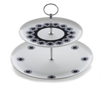 Maxwell & Williams 2 Tier Cake Stand Ragtime - Min Orders Apply Maxwell & Williams 2 Tier Cake Stand Ragtime - Min Orders Apply