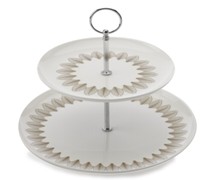 Maxwell & Williams 2 Tier Cake Stand Charlston - Min Orders Appl Maxwell & Williams 2 Tier Cake Stand Charlston - Min Orders Appl