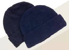 Polar Fleece Hat - Black