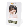 2R foto frame with digital clock