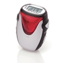 Flshing runner. Pedometer with FM radio & LED light - Assorted c