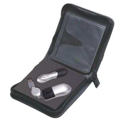 Gift set: USB storage drive pointer & mouse - 2 Gig