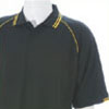 10 Tone Polo Golf Shirt - Black/Yellow