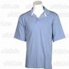 Arrow Golf Shirt - Sky/White