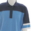 Atlantic Golf Shirt - Sky/Navy/White