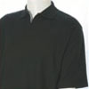 Basic Zip Golf Shirt - Black