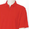 Basic Zip Golf Shirt - Red