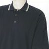 Classic Weave Golf Shirt - Navy/White