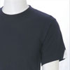 Crew Neck T Short Sleeve T-Shirt - Navy/White