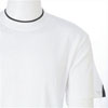 Crew Neck T Short Sleeve T-Shirt - White/Black