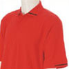 Elegance Golf Shirt - Red/Black