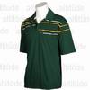 Fashion Golf Shirt - Green/Gold/White