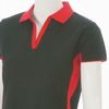 Girls Spring Polo - Black/Red