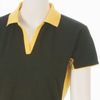 Girls Spring Polo - Black/Yellow