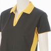 Girls Spring Polo - Navy/Yellow