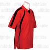 Justin Golf Shirt - Red/Black