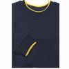 Kids Essential Sweater - Navy/Yellow