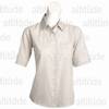 Ladies Short Sleeve Shirt - Stone