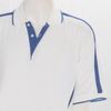 League Golf Shirt - White/Royal