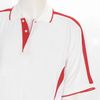 League Golf Shirt - White/Red